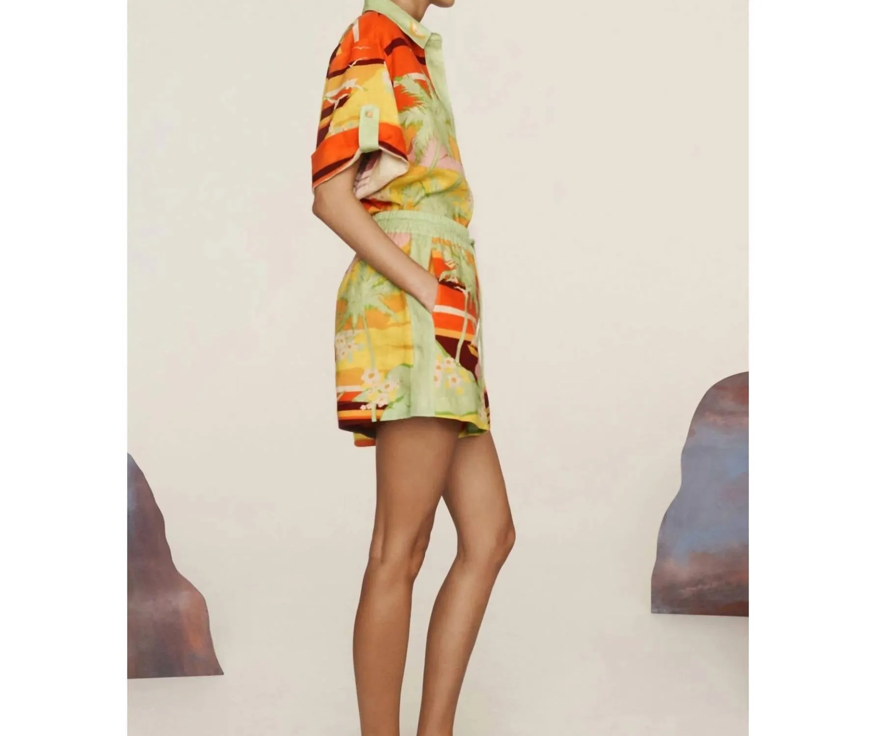 Alemais - PALM ISLAND SHORT