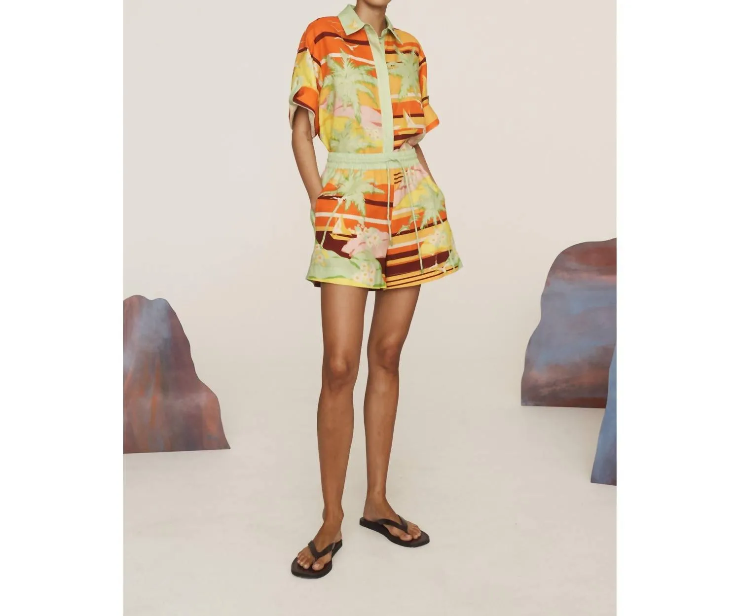 Alemais - PALM ISLAND SHORT