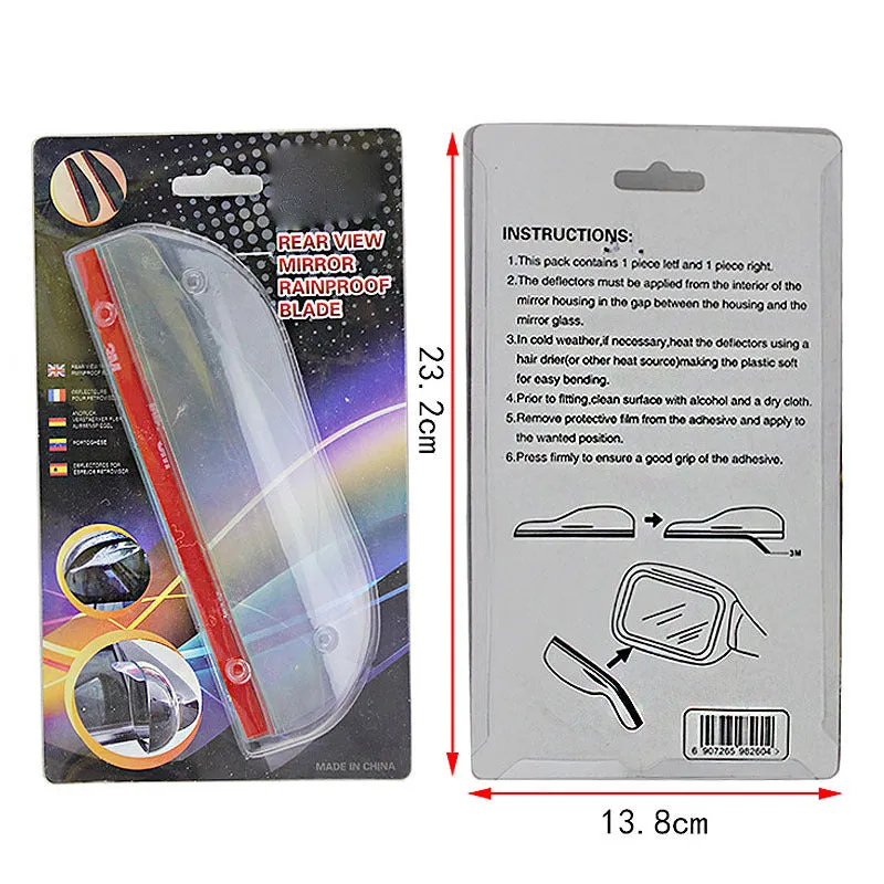 Car rain eyebrow, car rearview mirror rain eyebrow / rain visor /