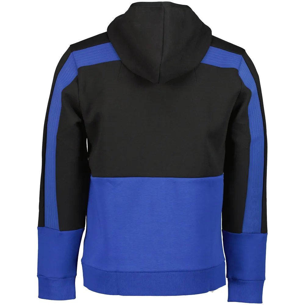 Embroidered Logo Zip Hoodie