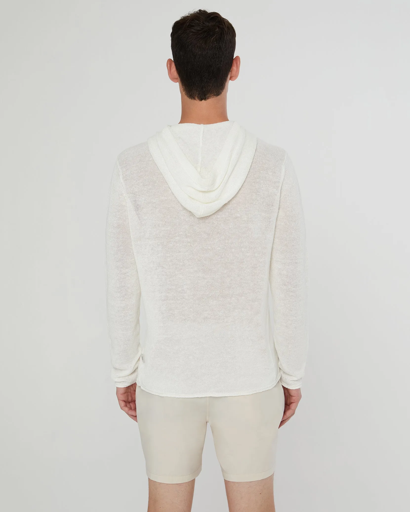 Frank Hooded Linen Sweater