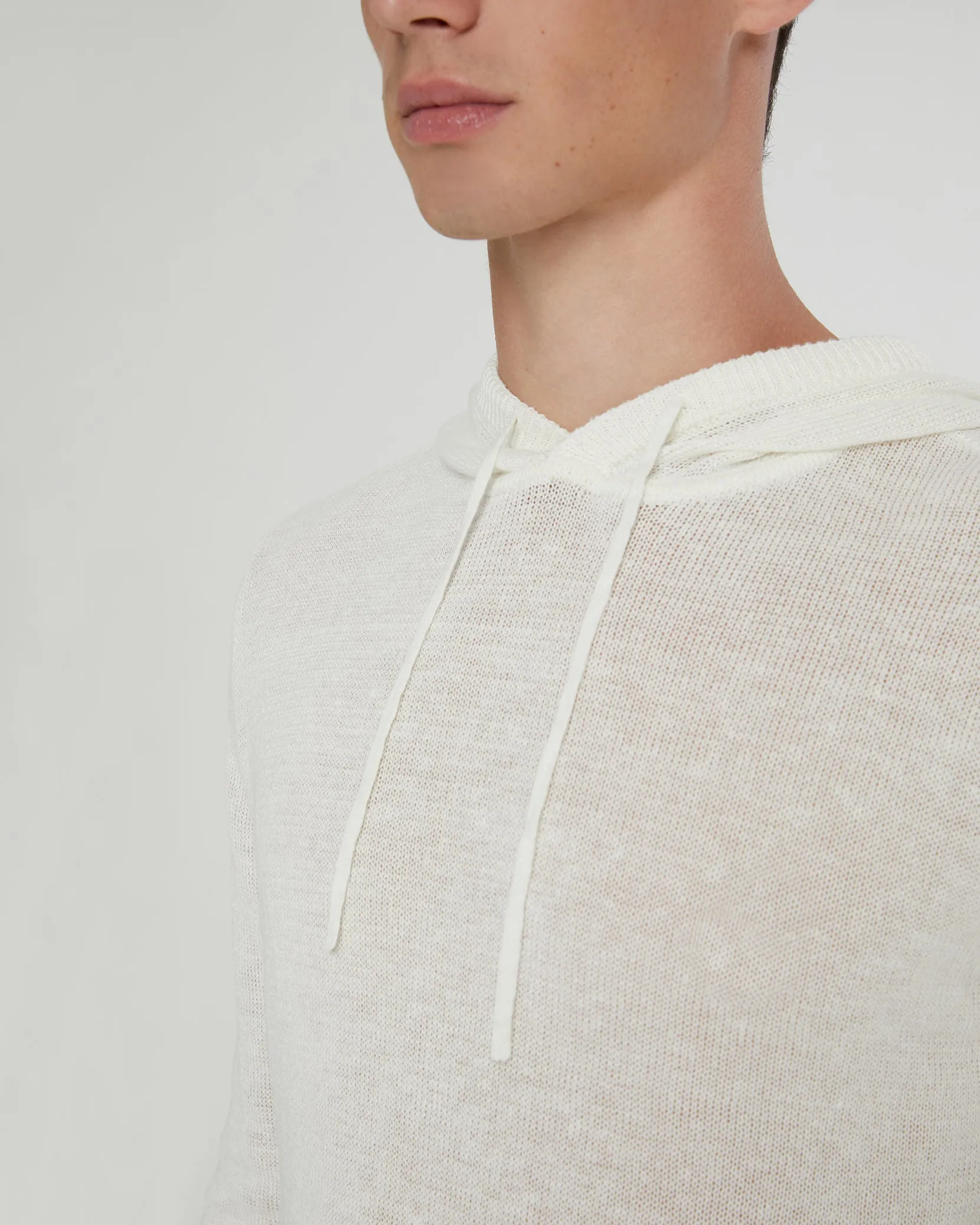 Frank Hooded Linen Sweater