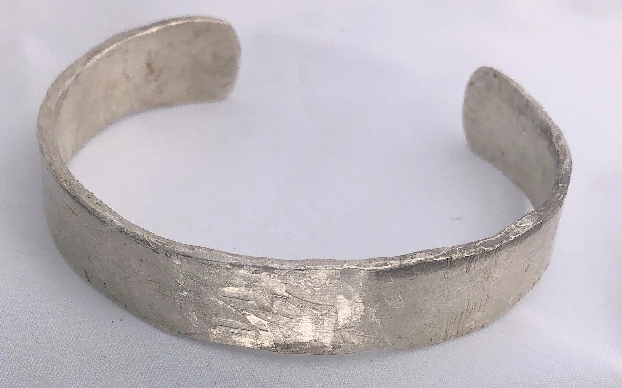 Hand Forged Sterling Silver Bracelet