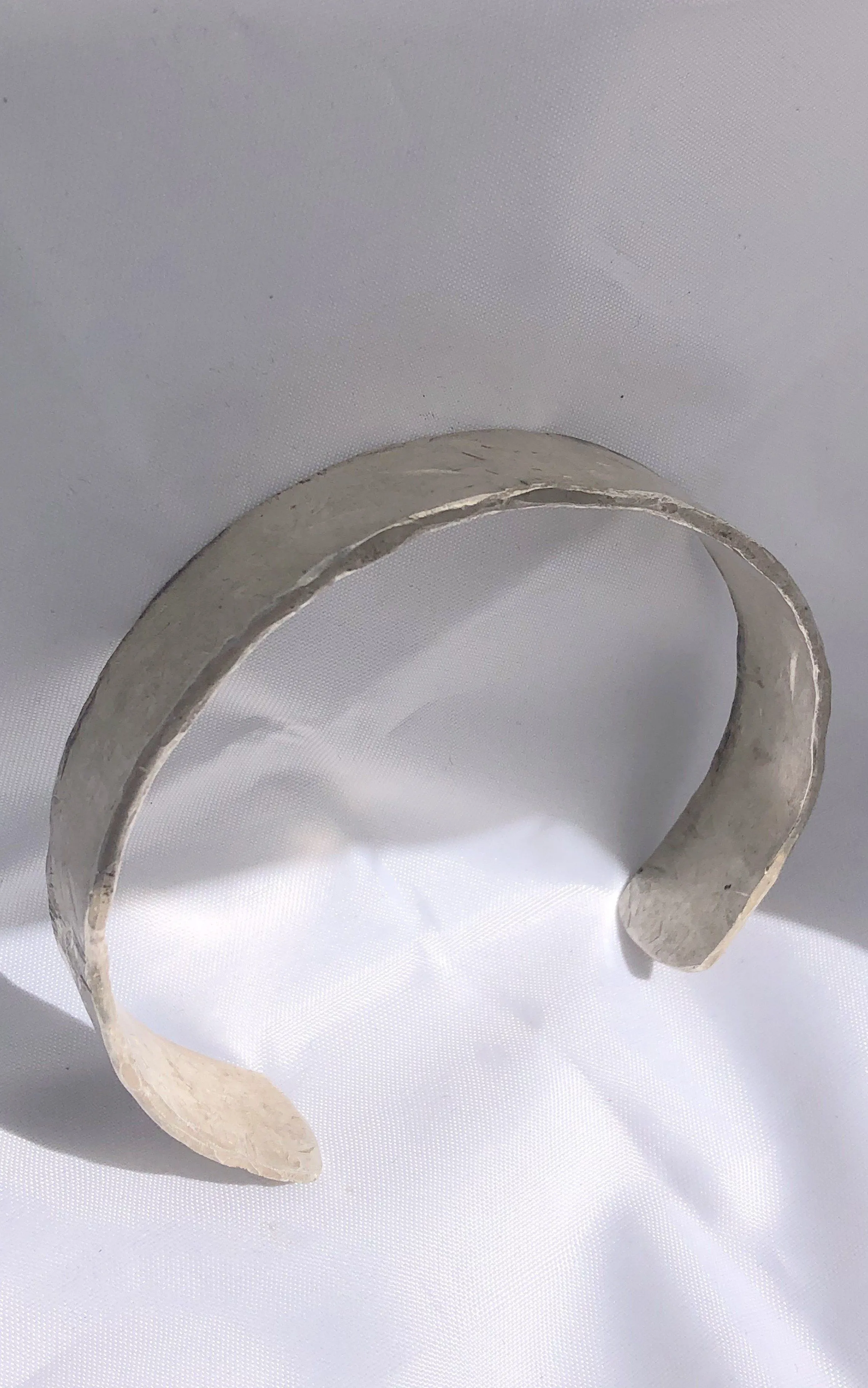 Hand Forged Sterling Silver Bracelet