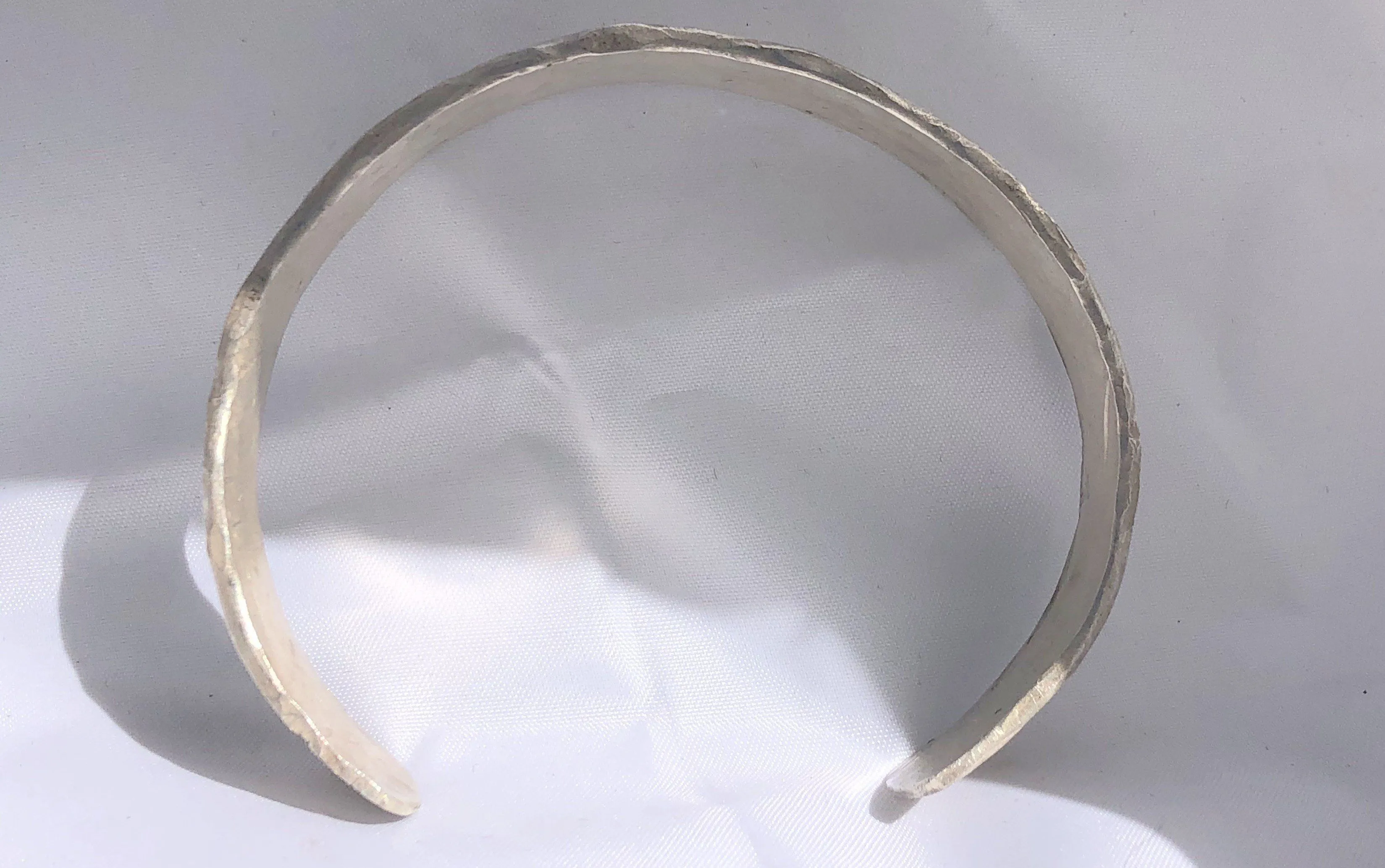 Hand Forged Sterling Silver Bracelet