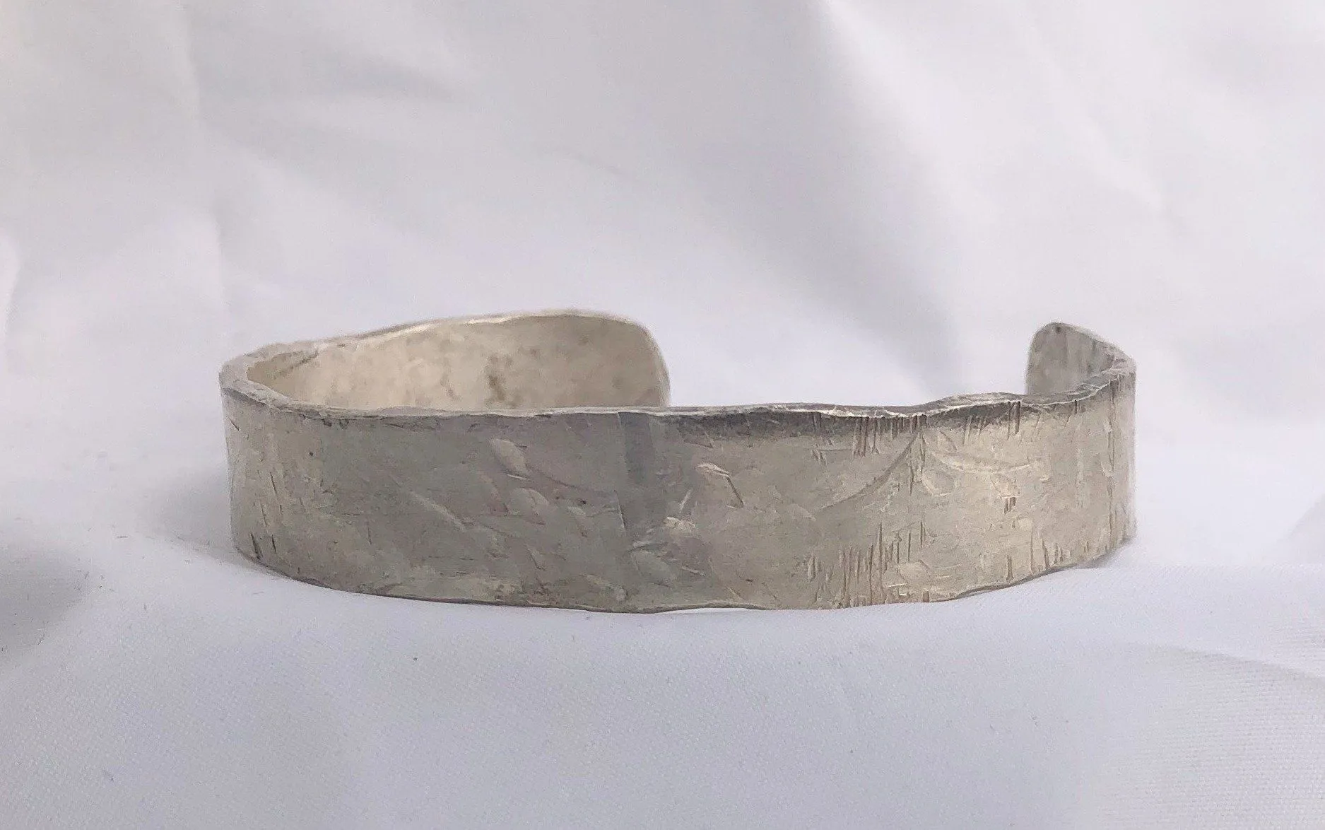 Hand Forged Sterling Silver Bracelet