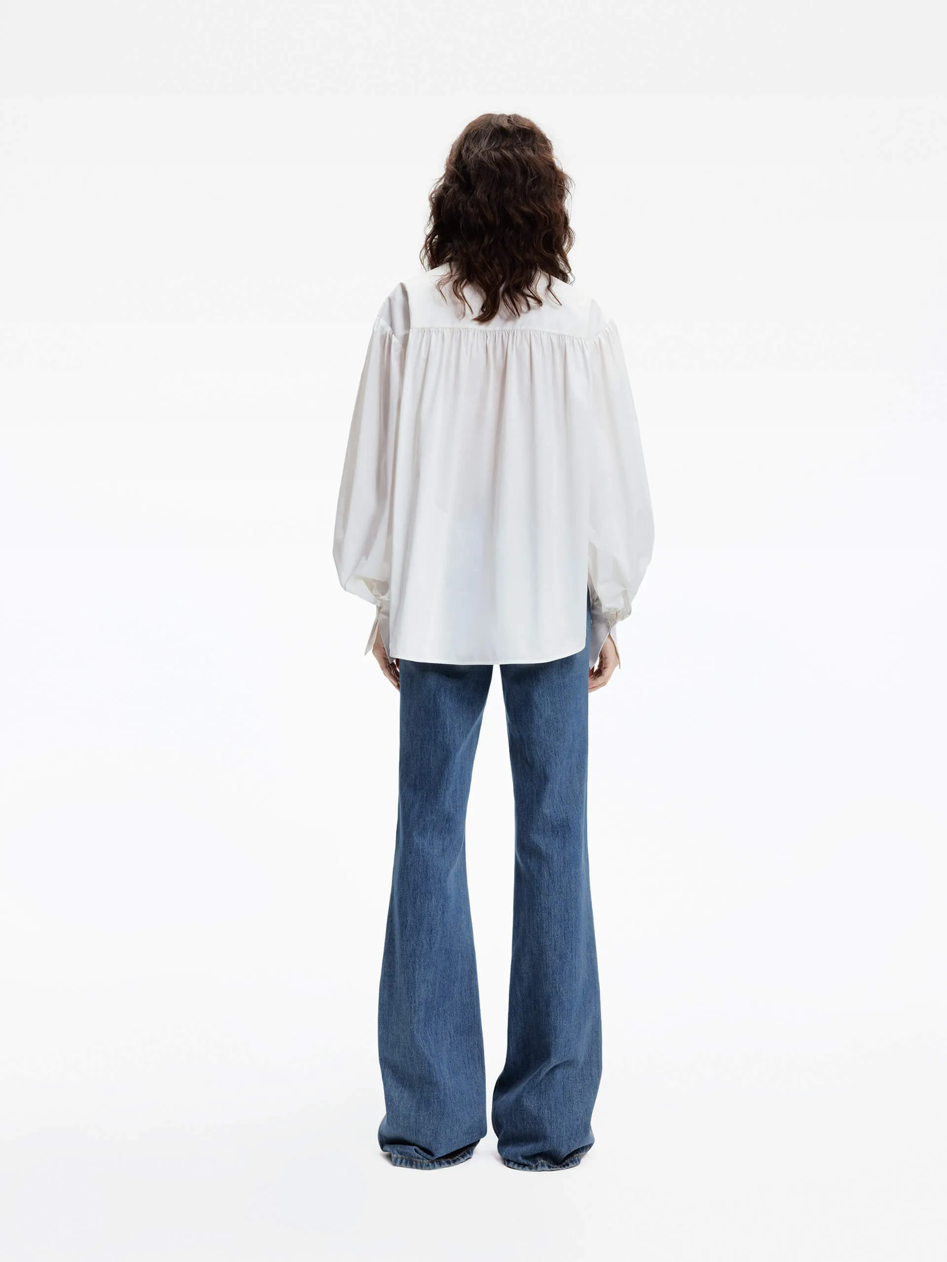 Low Rise Flared Jeans