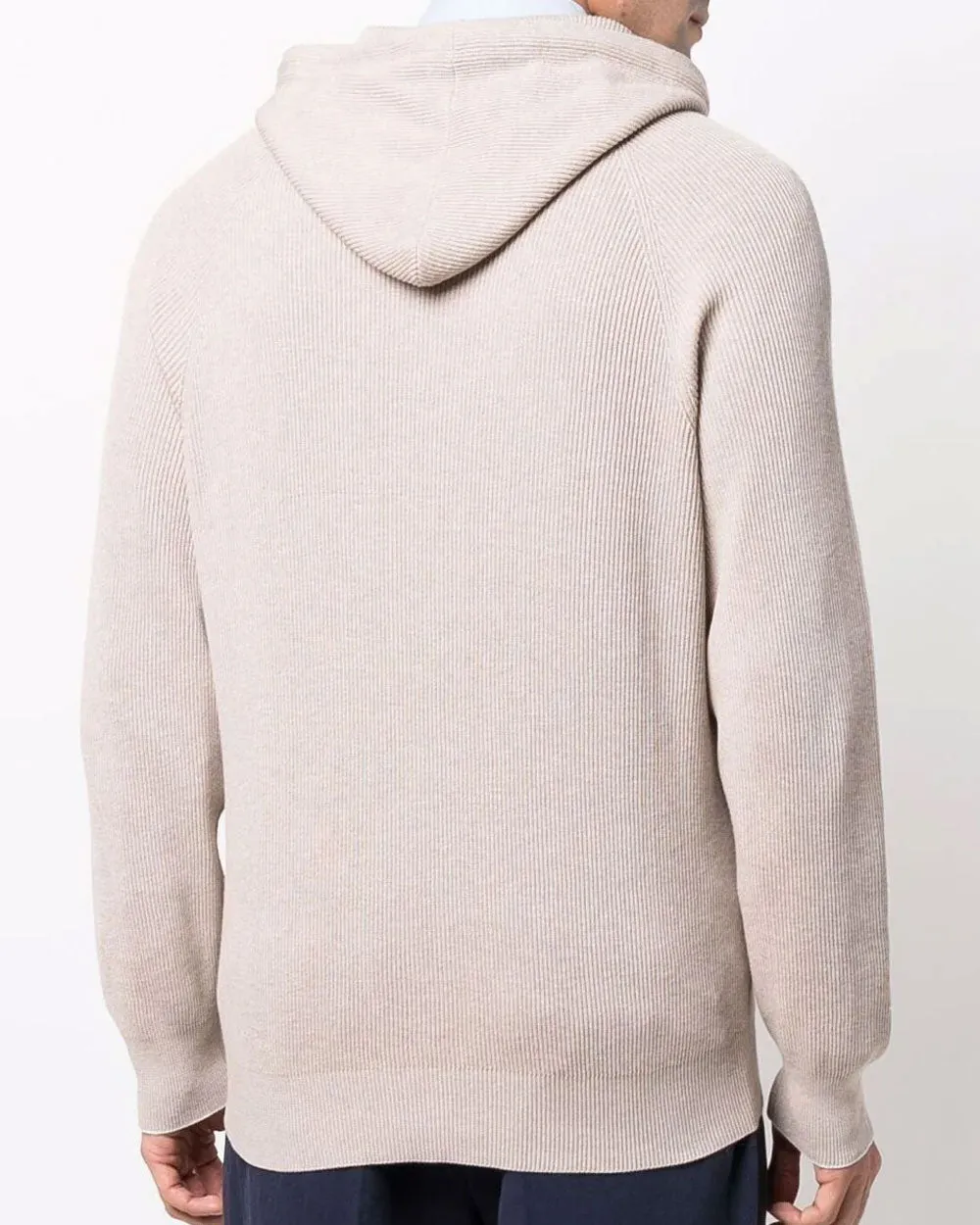 Mid Brown Hooded Sweater