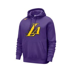 Nike NBA Los Angeles Lakers Club City Edition Fleece Pullover Hoodie