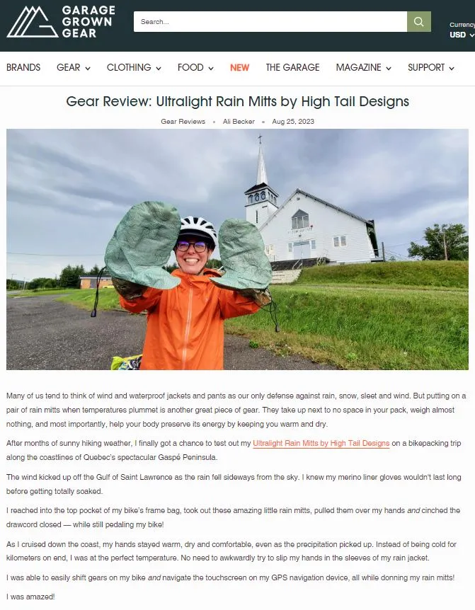 Rain Mitt "Lunar"