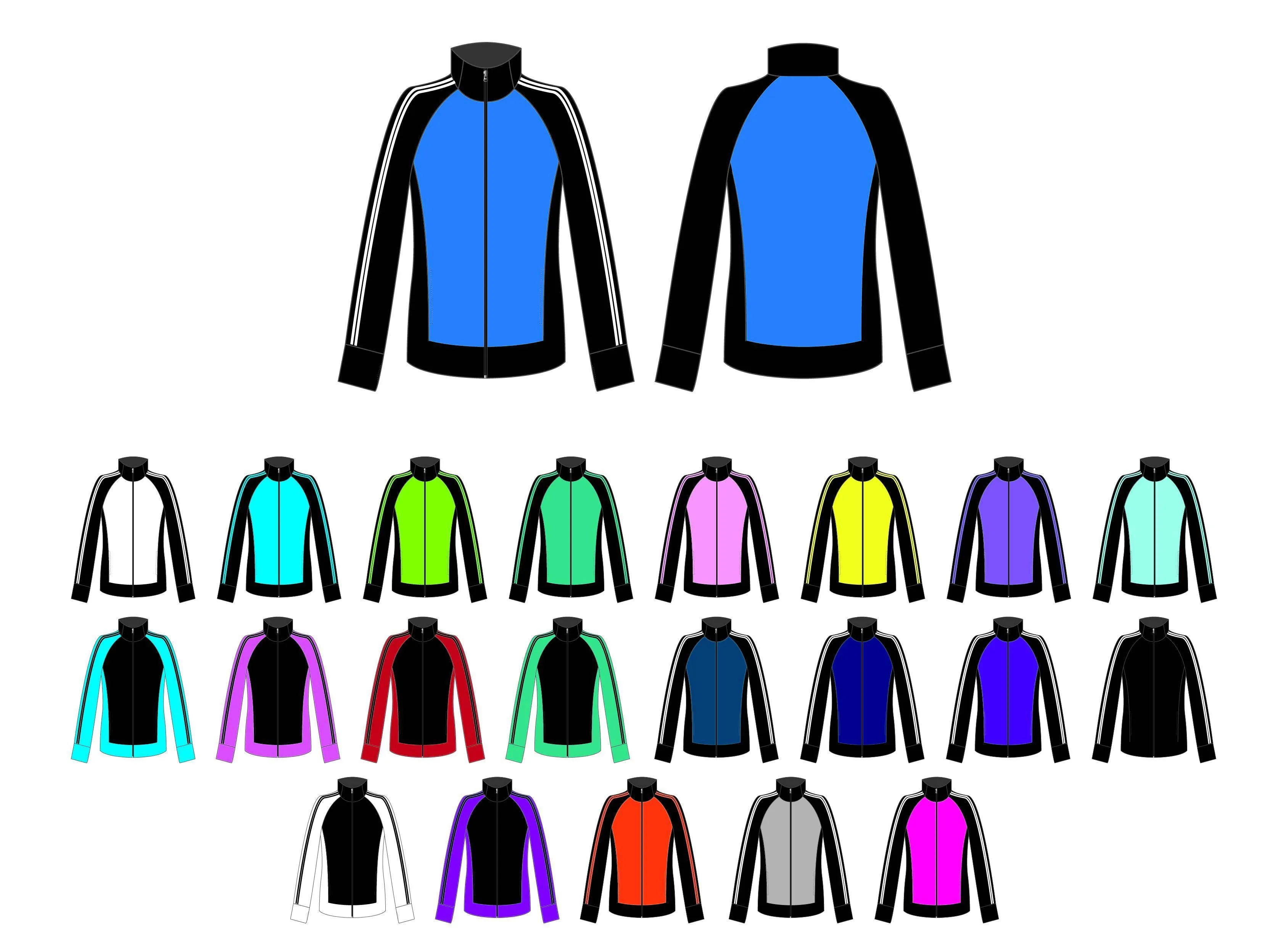 Stripes Yoga Jacket