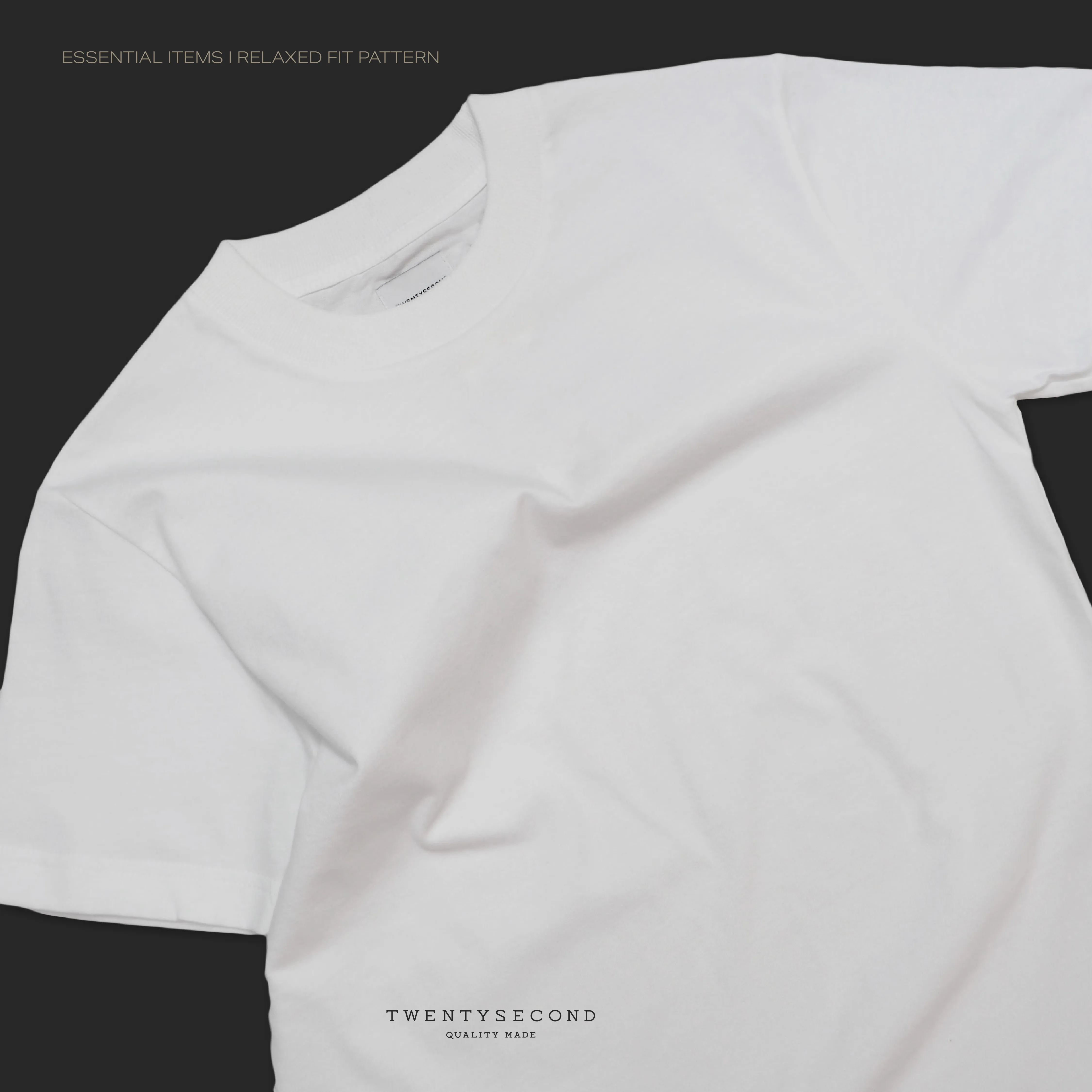 SUPER SOFT COTTON TEE - WHITE