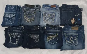 Y2k ladies flared jeans 20 pieces